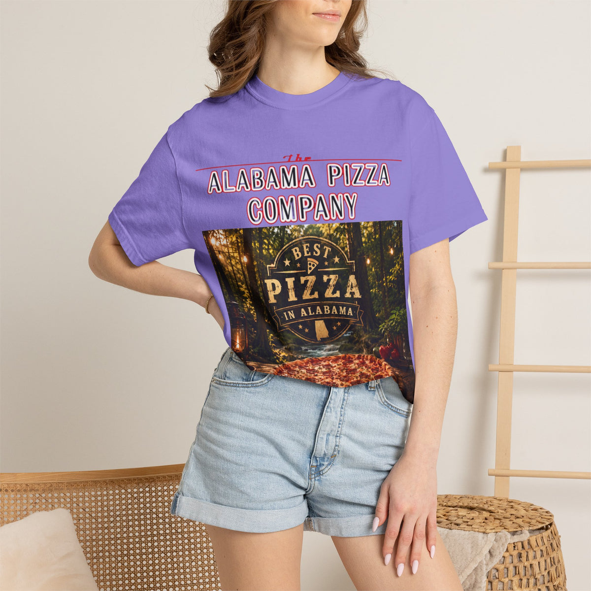 Alabama Pizza Company T‑Shirt – Best Pizza in Alabama Graphic Tee
