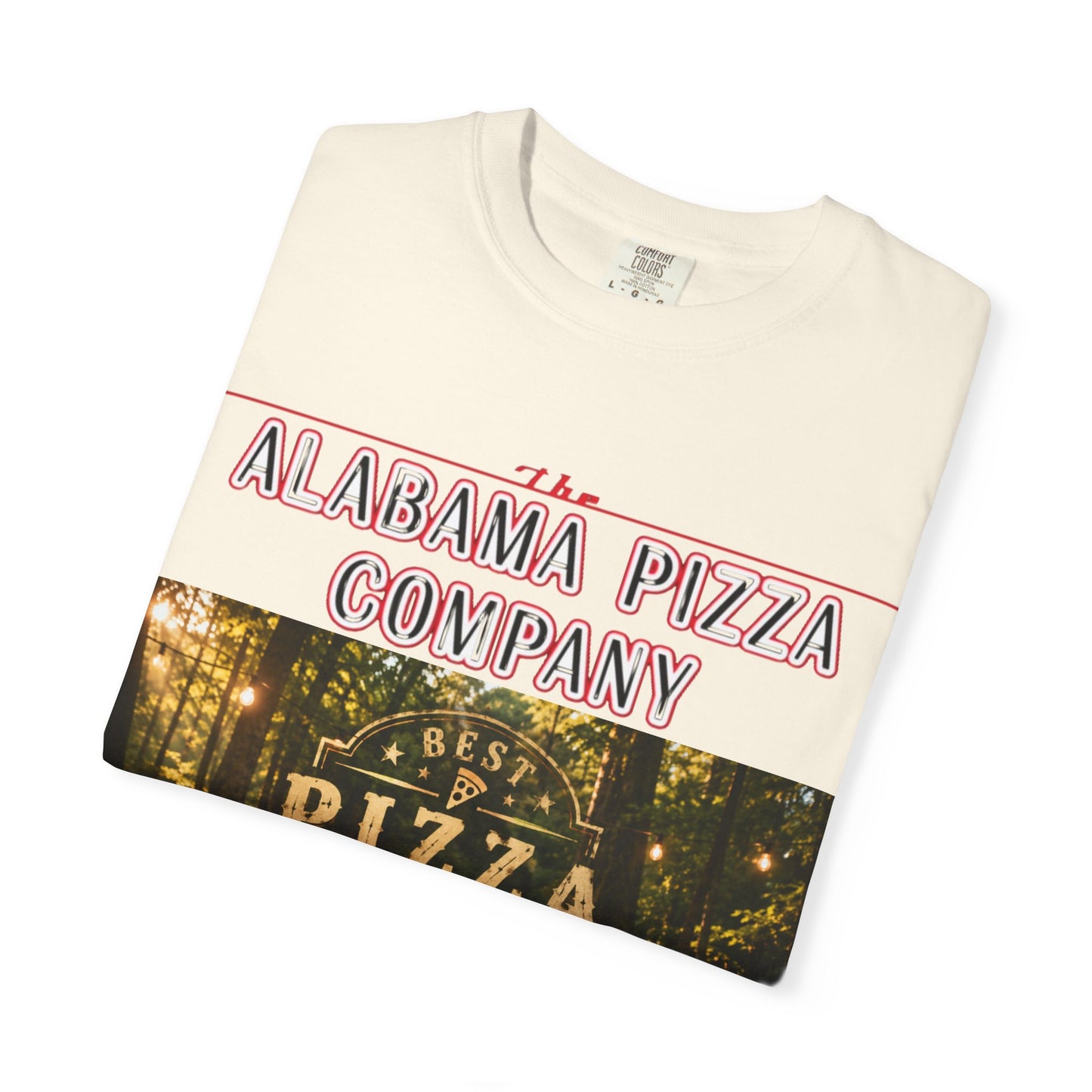 Alabama Pizza Company T-Shirt — Rustic Wood-Fired Pizza Graphic Tee