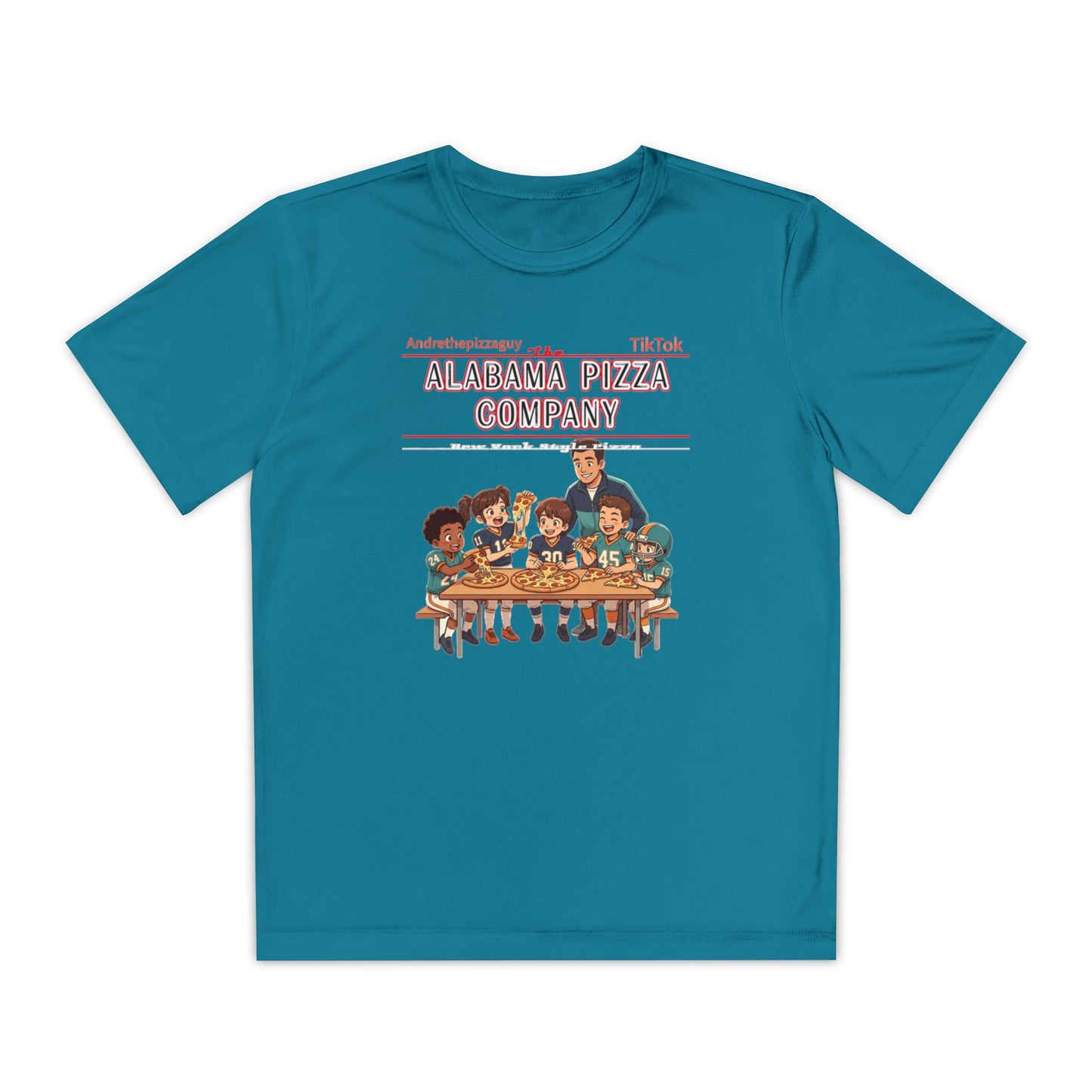 Alabama Pizza Company Kids Tee – Retro Pizza Night Graphic Youth T-Shirt