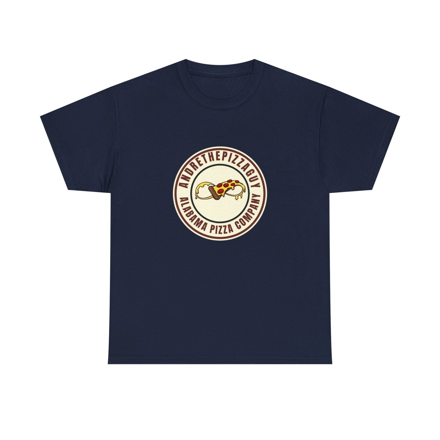 Pizza Company Logo Tee — Vintage Pepperoni Slice Graphic T-Shirt