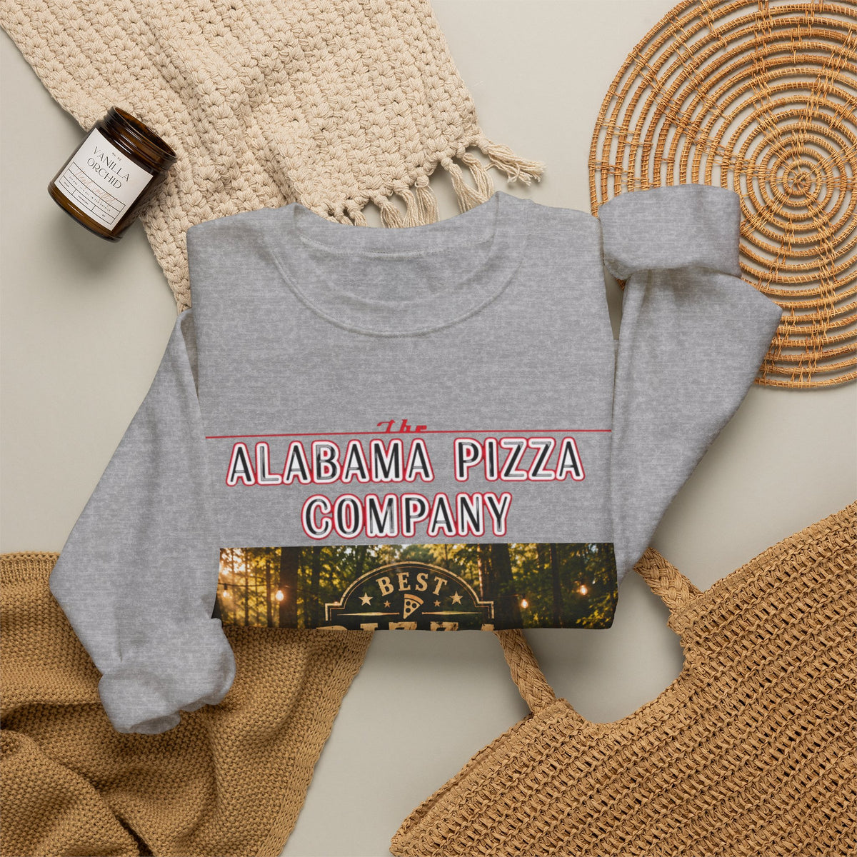 Alabama Pizza Company Sweatshirt — "Best Pizza in Alabama" Crewneck