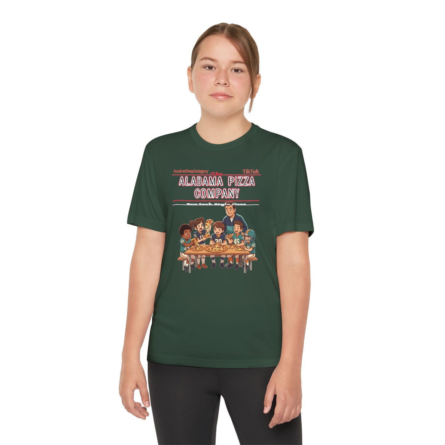 Alabama Pizza Company Kids Tee – Retro Pizza Night Graphic Youth T-Shirt