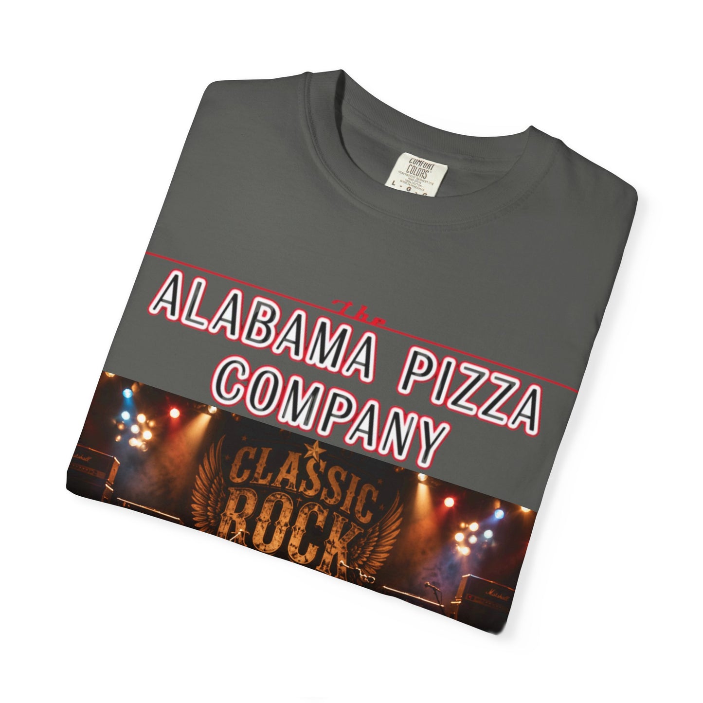 Pizza & Classic Rock T-Shirt — The Alabama Pizza Company Graphic Tee