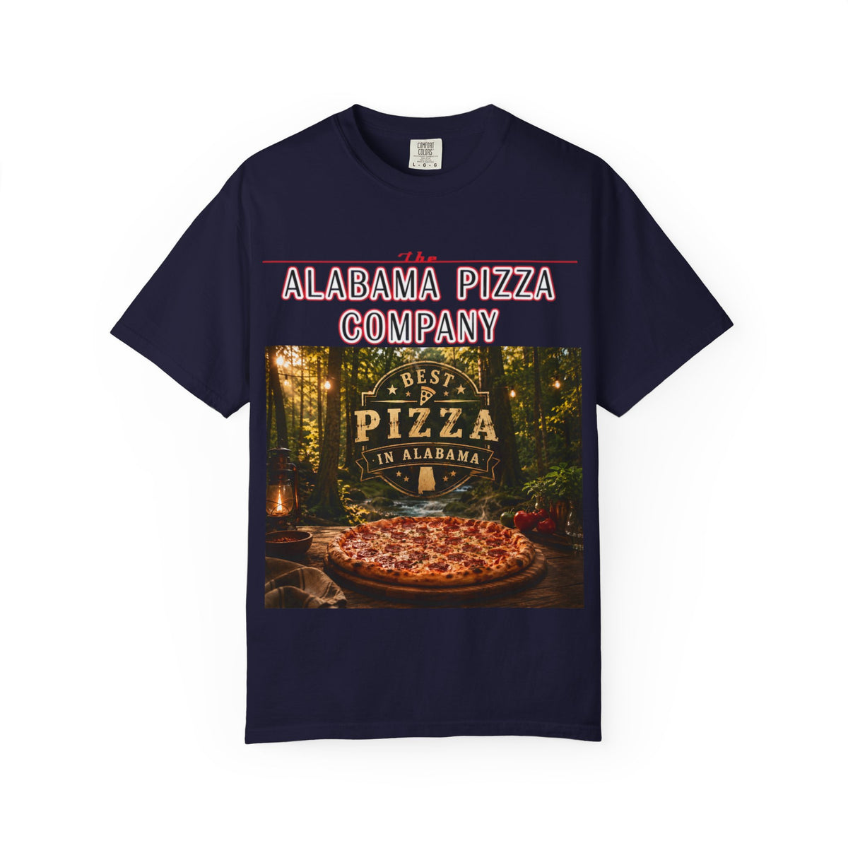 Alabama Pizza Company T‑Shirt – Best Pizza in Alabama Graphic Tee