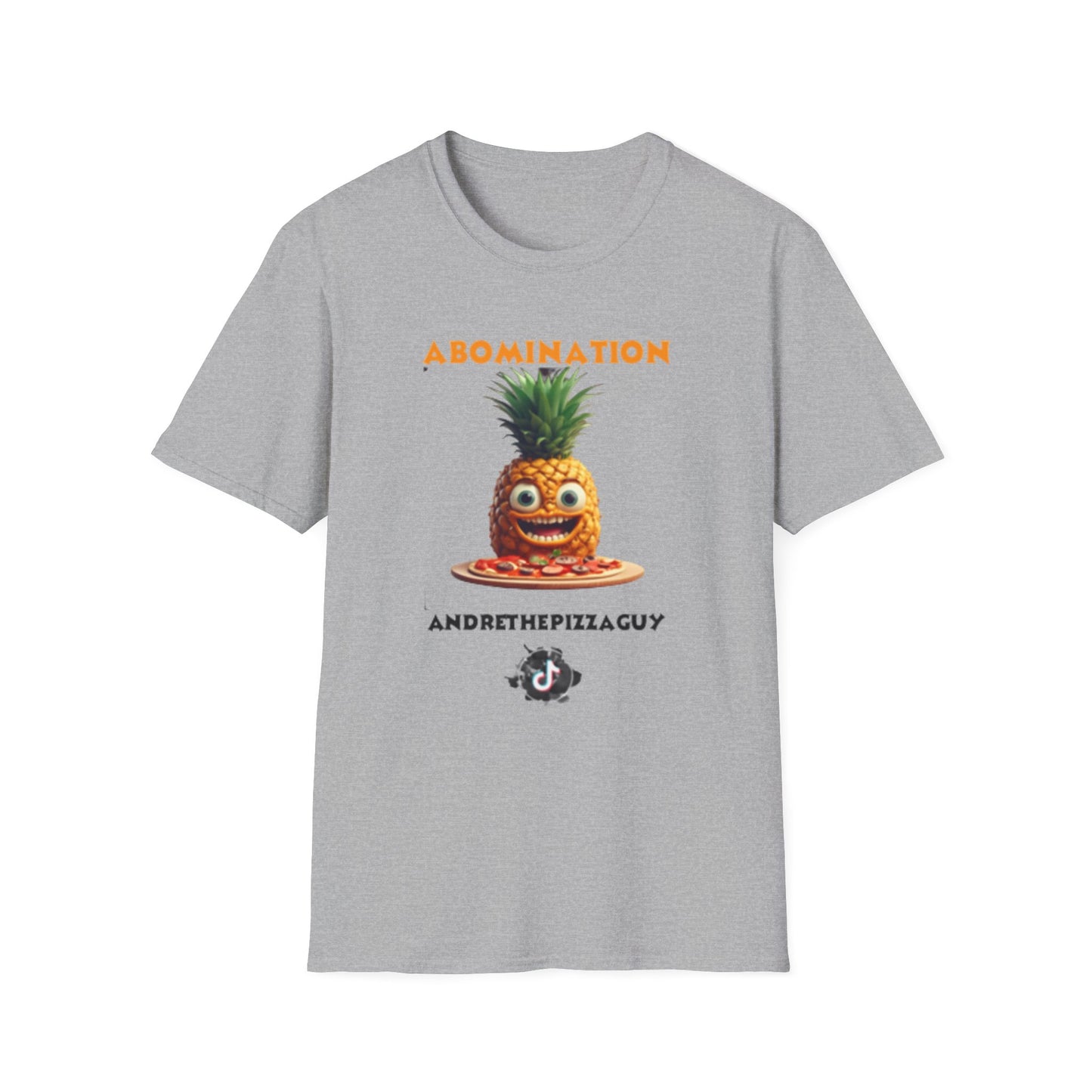 Abomination Pineapple Graphic T-Shirt — Funny Novelty Fruit Tee