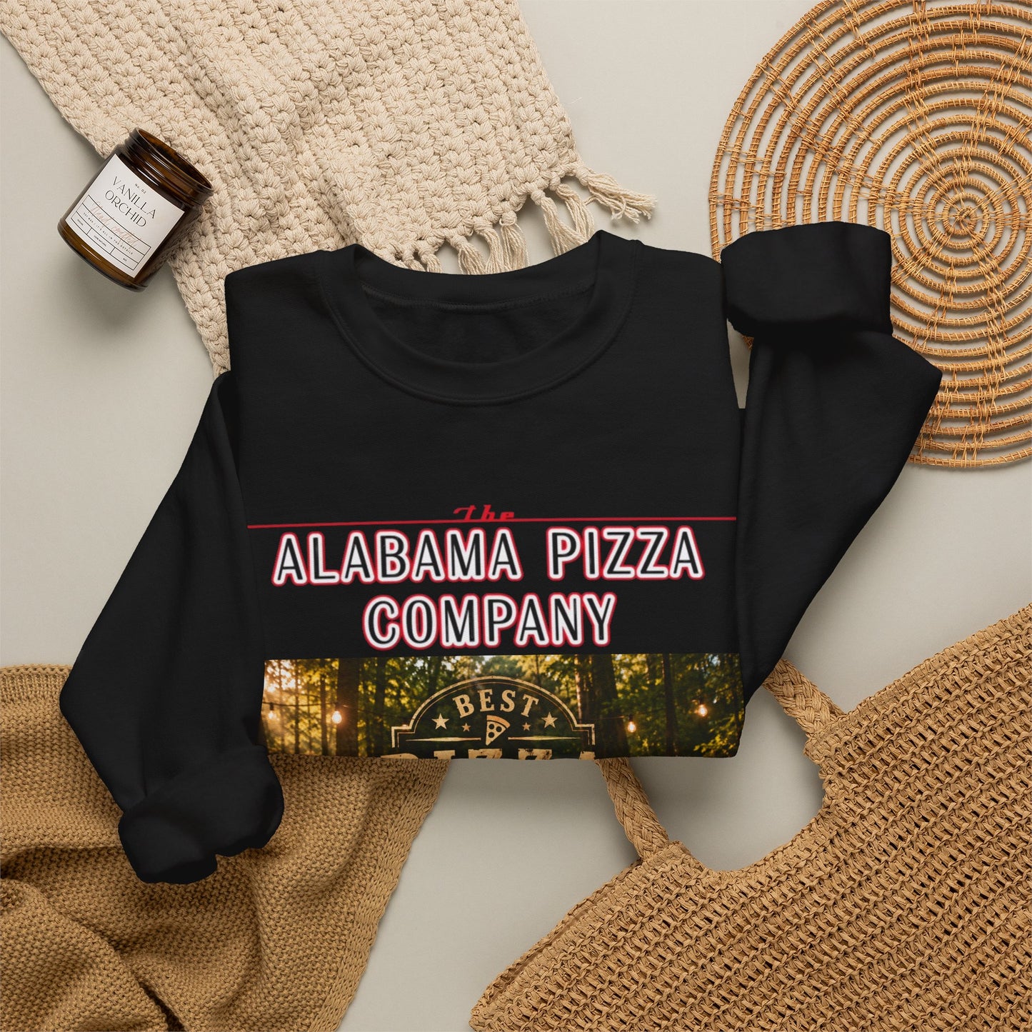 Alabama Pizza Company Sweatshirt — "Best Pizza in Alabama" Crewneck