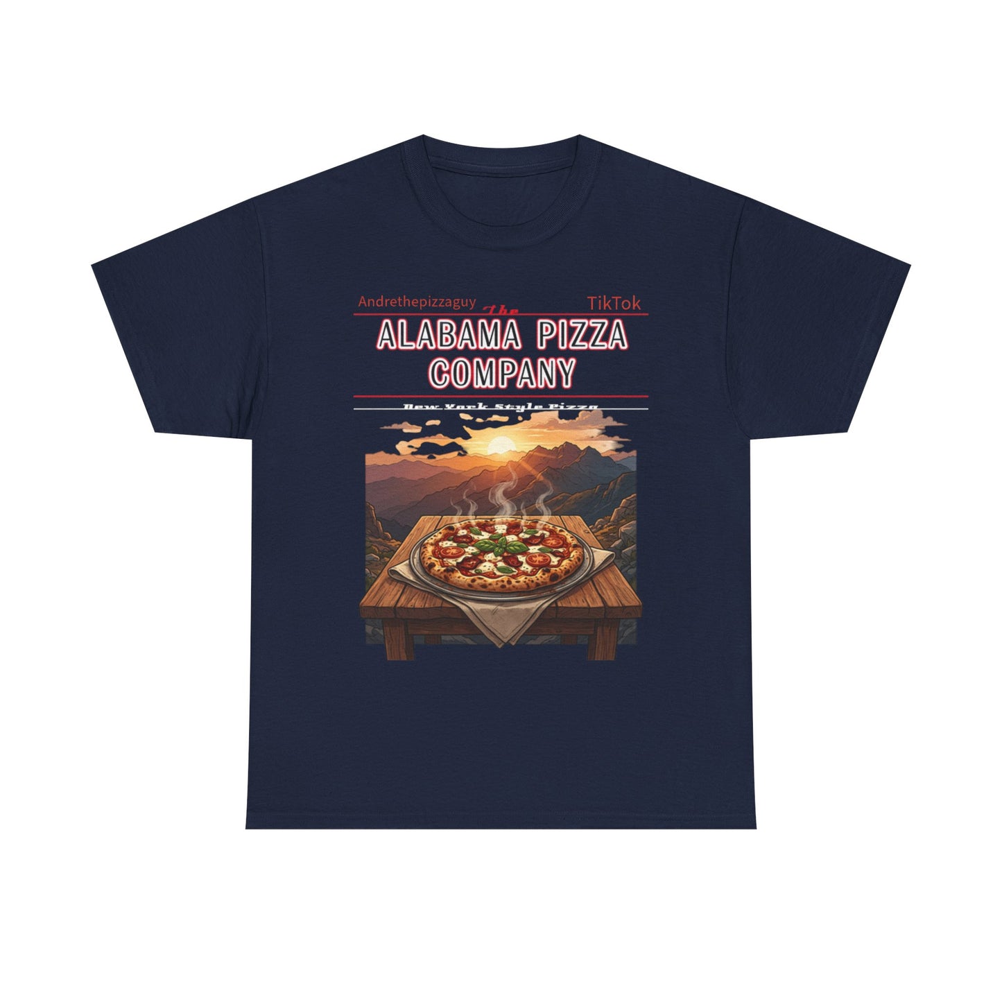 Alabama Pizza Company Tee – Scenic Mountain Pizza Graphic Shirt