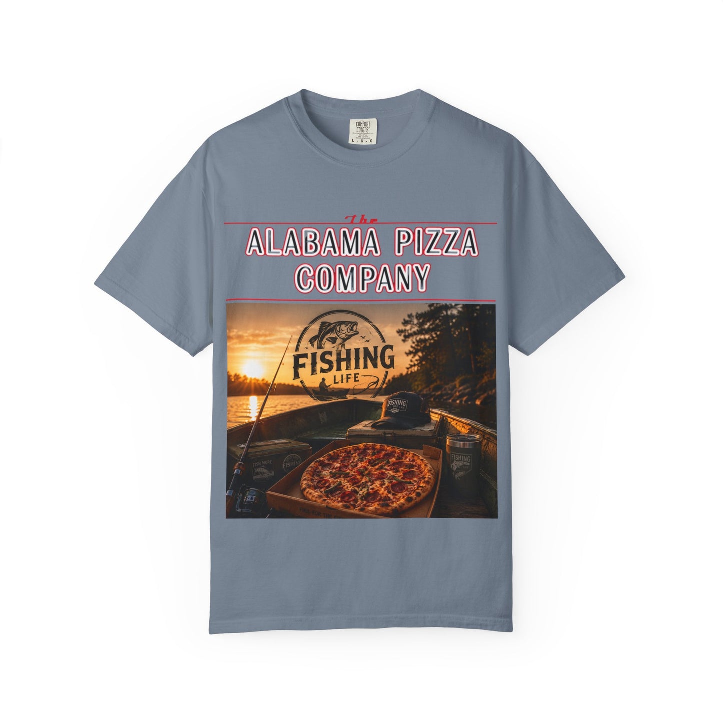 Alabama Pizza Co. Fishing Life T-Shirt