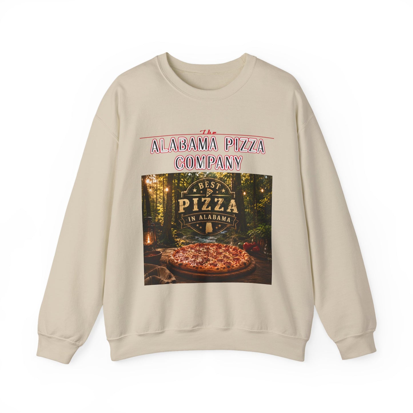 Alabama Pizza Company Sweatshirt — "Best Pizza in Alabama" Crewneck