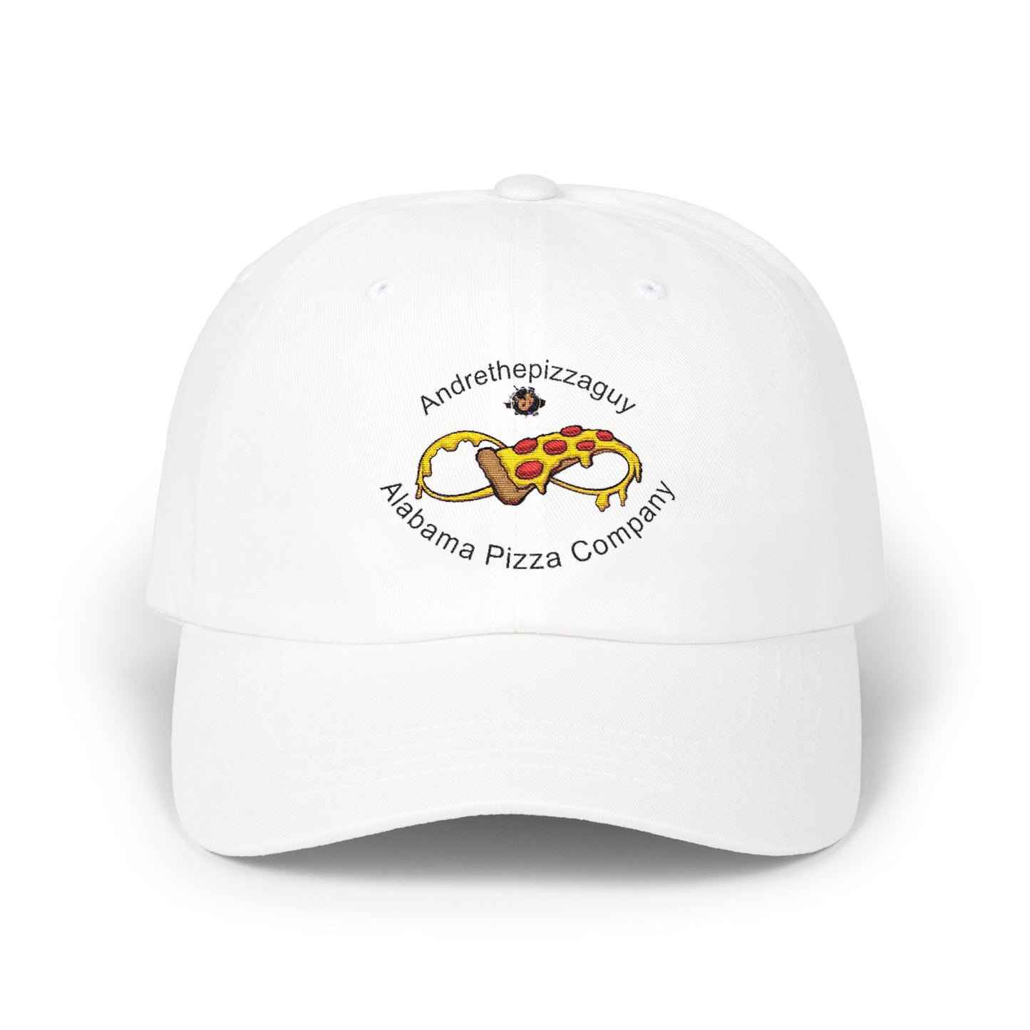 Pizza Logo Dad Cap – “Andreythepizzaguy” Alabama Pizza Company Embroidered Hat