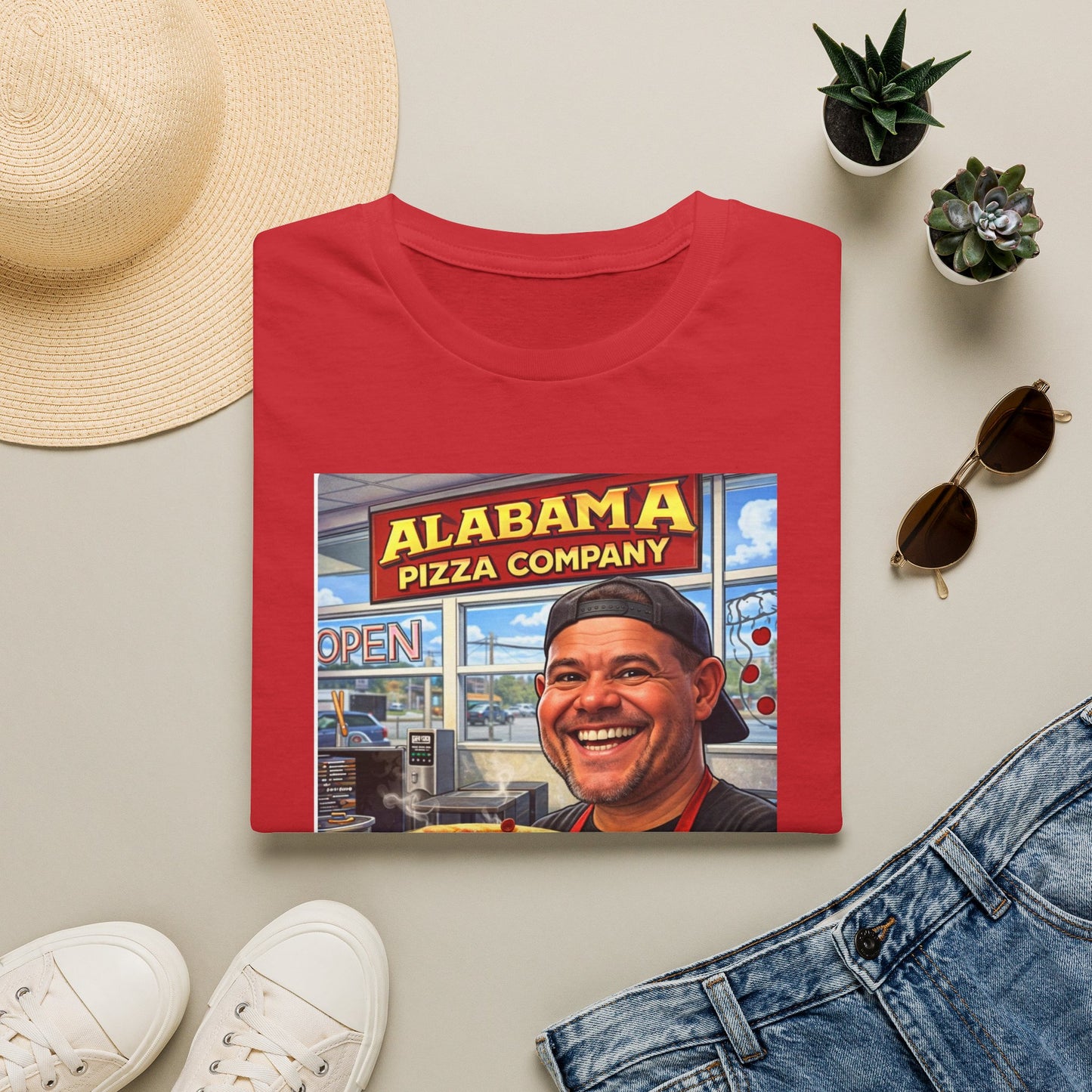 Alabama Pizza Company T-Shirt — Retro Pizzeria Graphic Tee