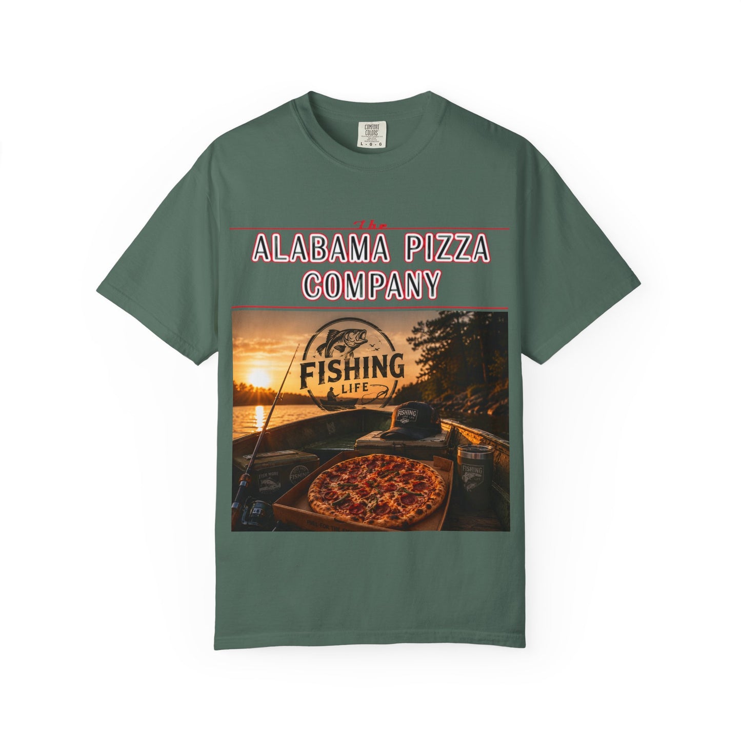 Alabama Pizza Co. Fishing Life T-Shirt