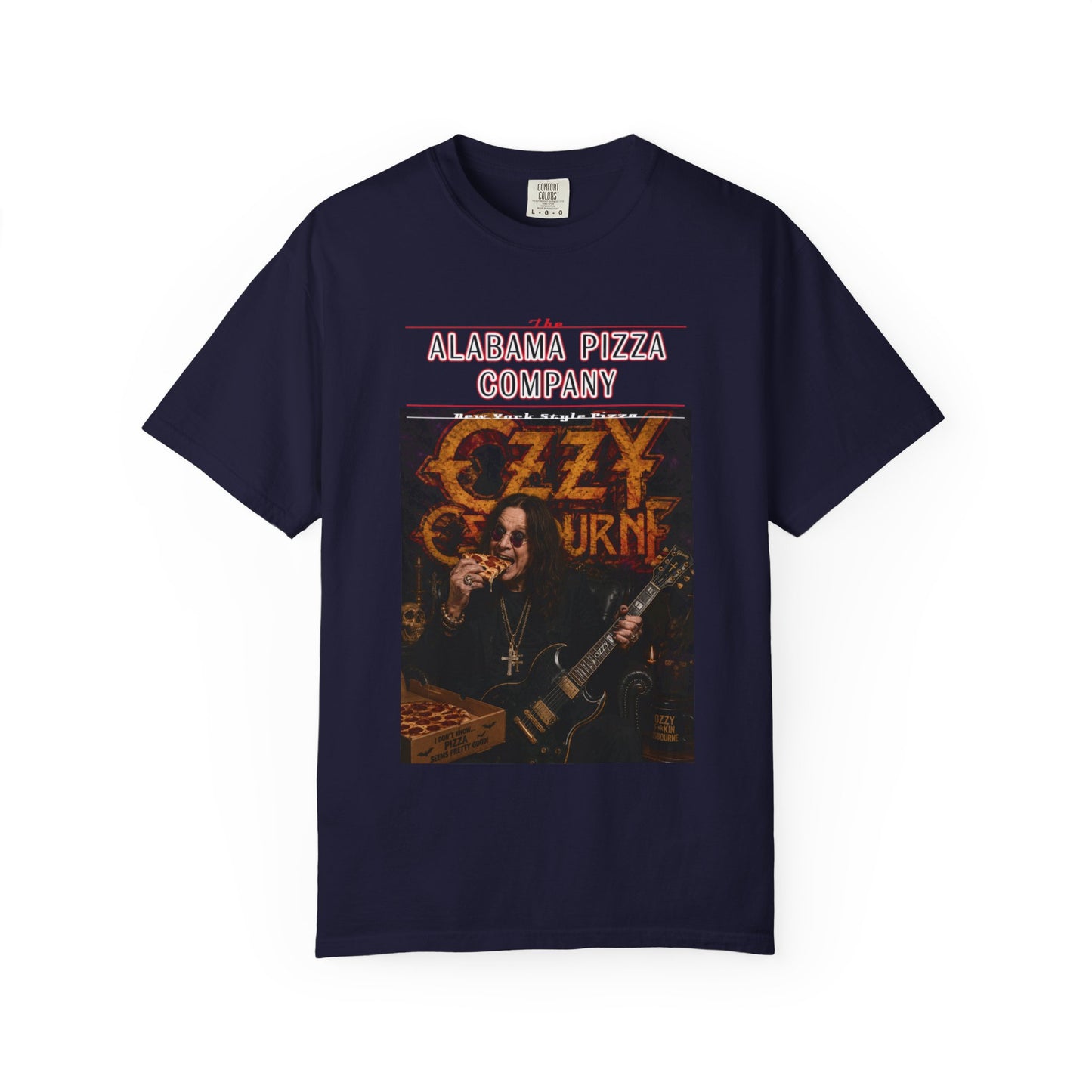 Ozzy Osbourne Pizza Company Graphic T-Shirt