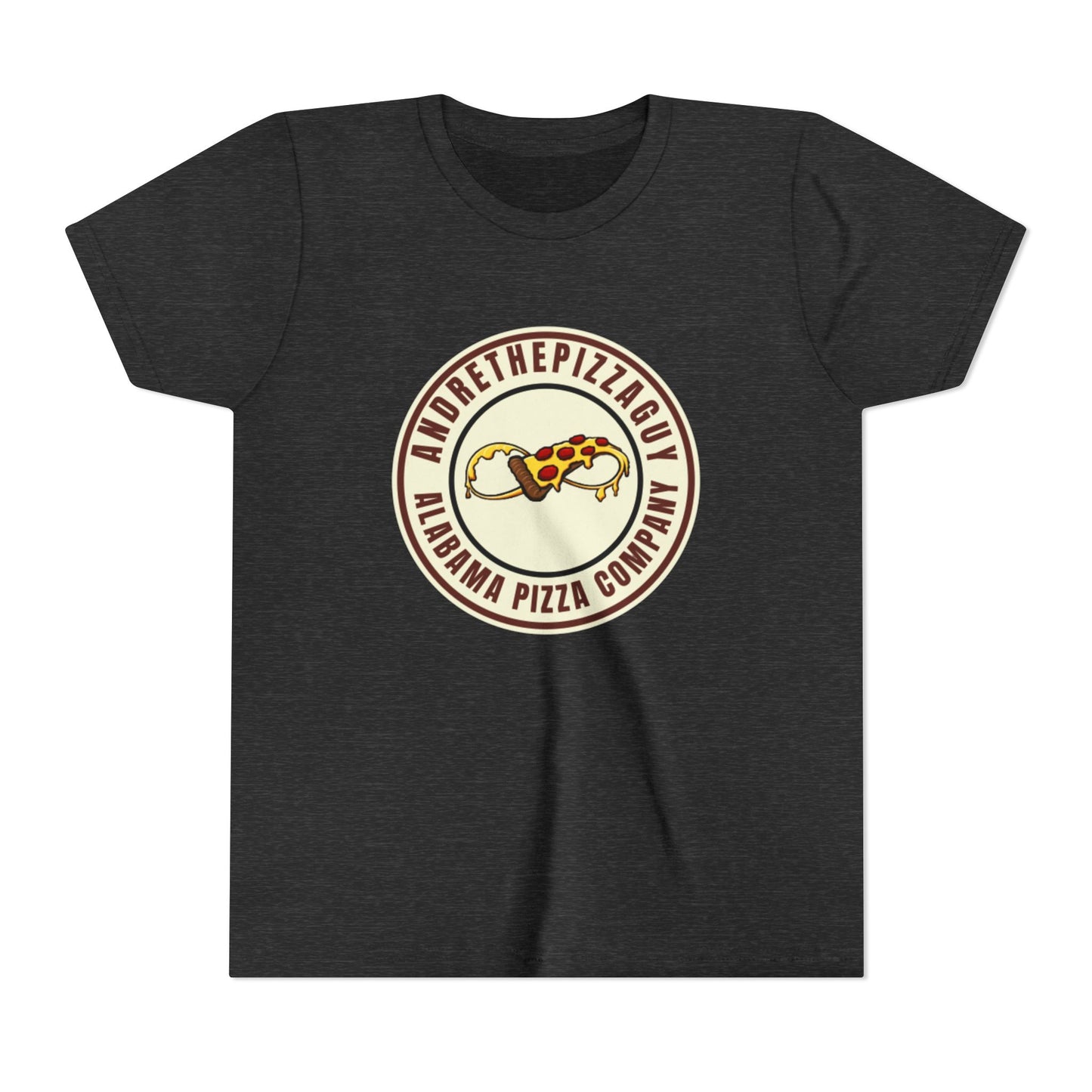 Youth T-Shirt — "AndreThePizzaGuy" Alabama Pizza Company Logo Tee