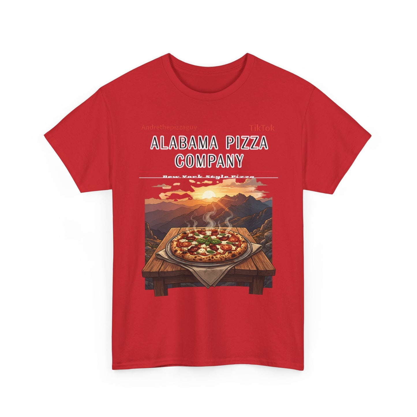 Alabama Pizza Company Tee – Scenic Mountain Pizza Graphic Shirt