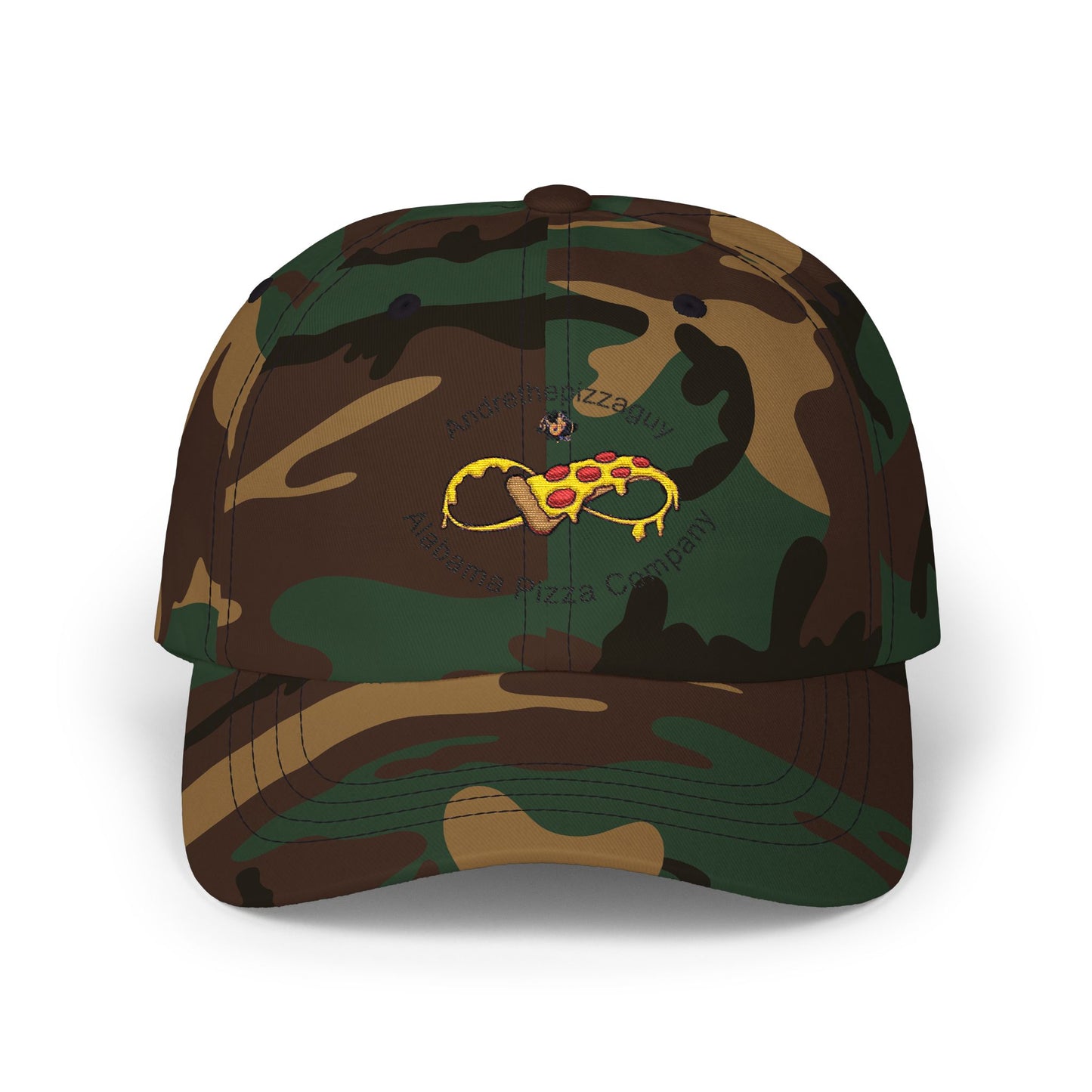 Pizza Logo Dad Cap – “Andreythepizzaguy” Alabama Pizza Company Embroidered Hat