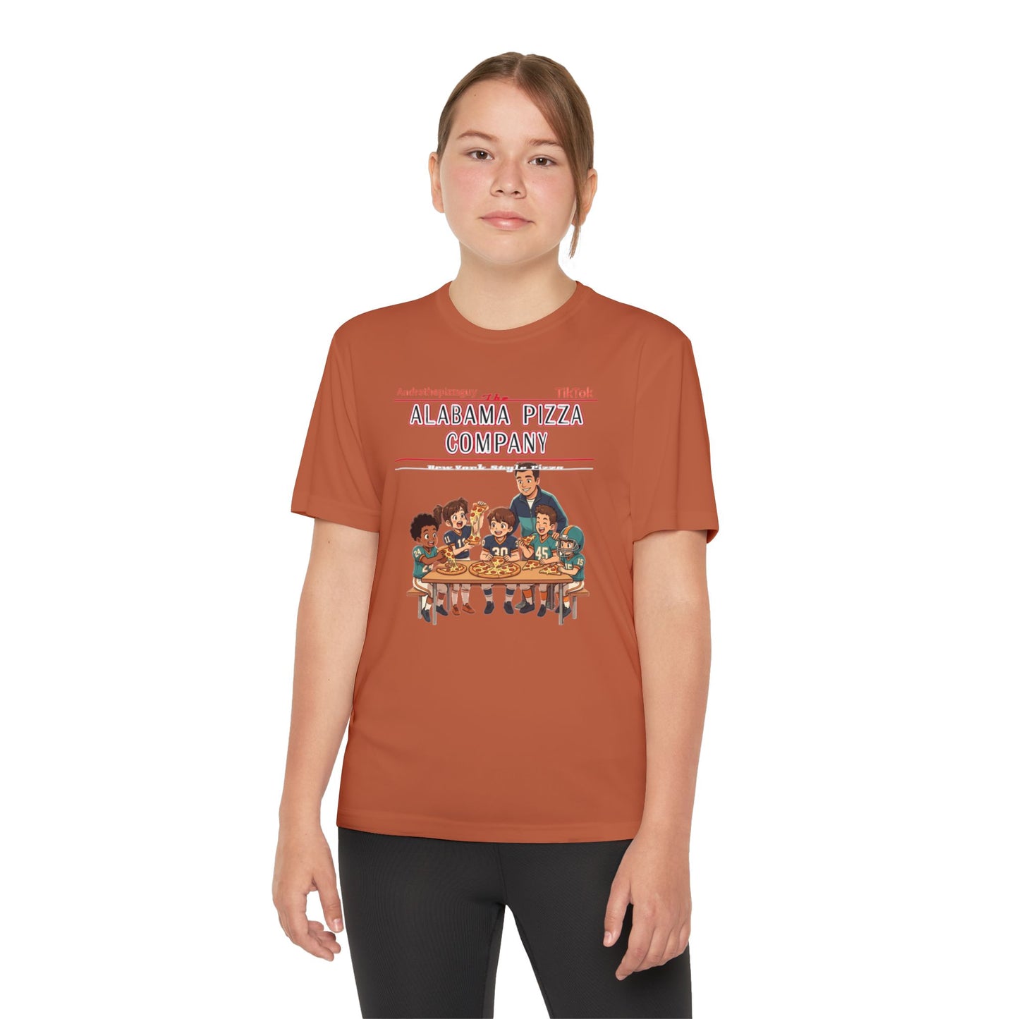Alabama Pizza Company Kids Tee – Retro Pizza Night Graphic Youth T-Shirt