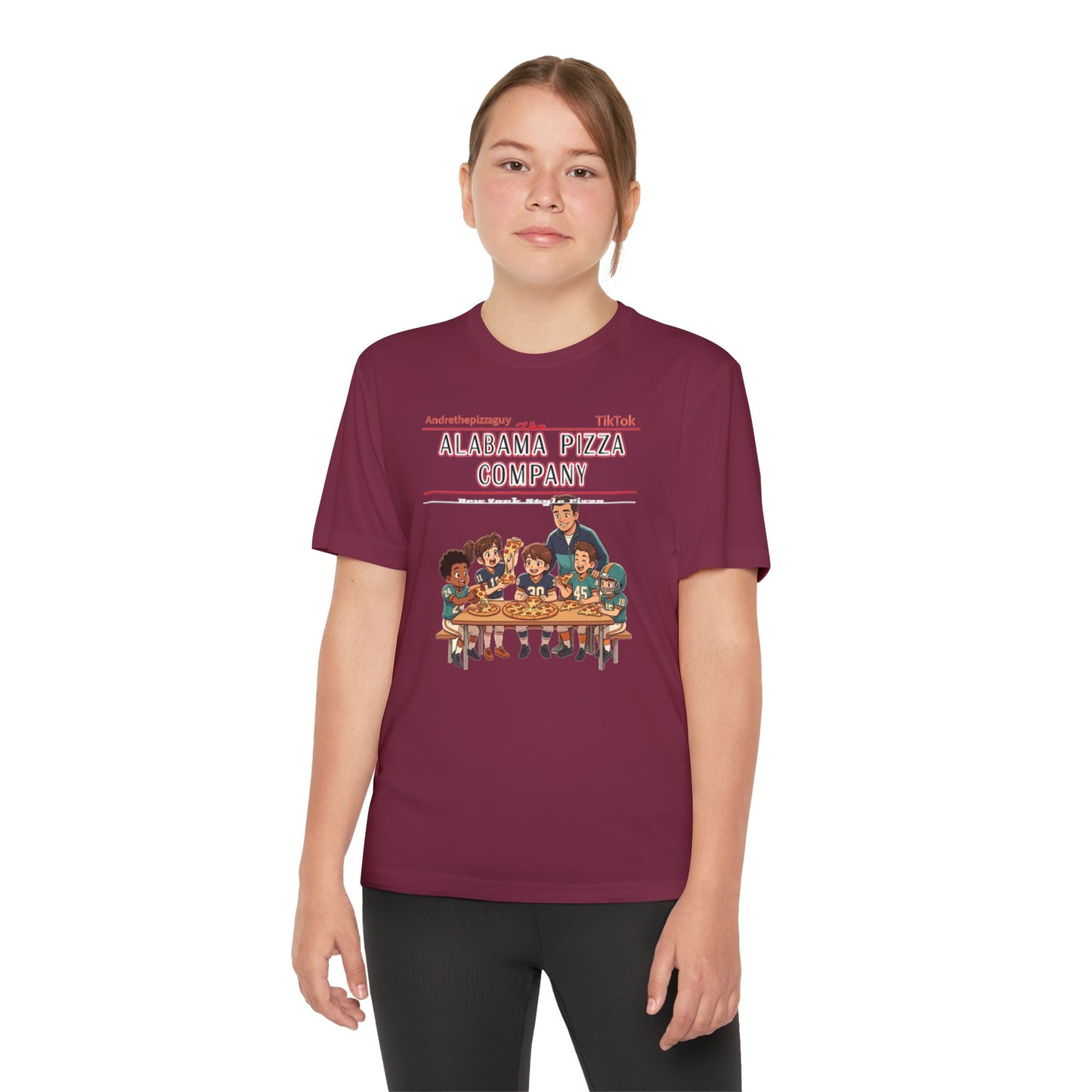 Alabama Pizza Company Kids Tee – Retro Pizza Night Graphic Youth T-Shirt