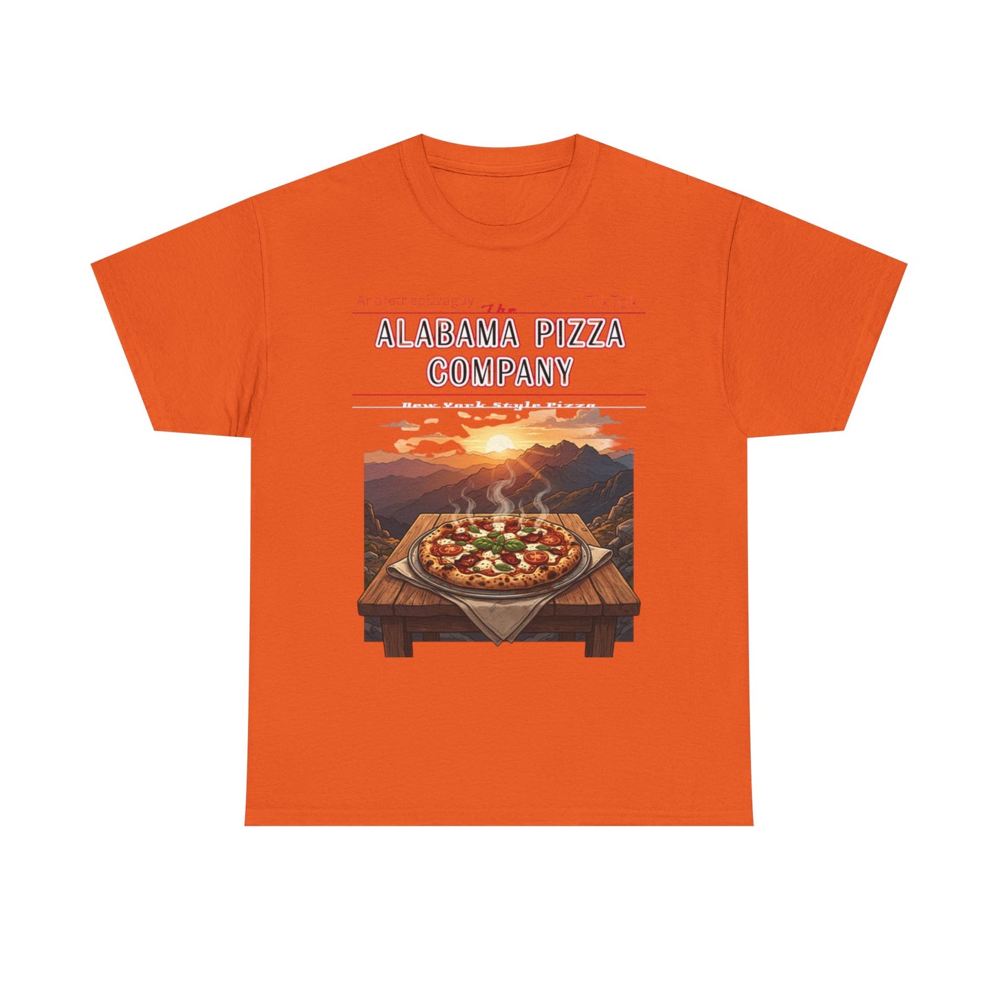 Alabama Pizza Company Tee – Scenic Mountain Pizza Graphic Shirt