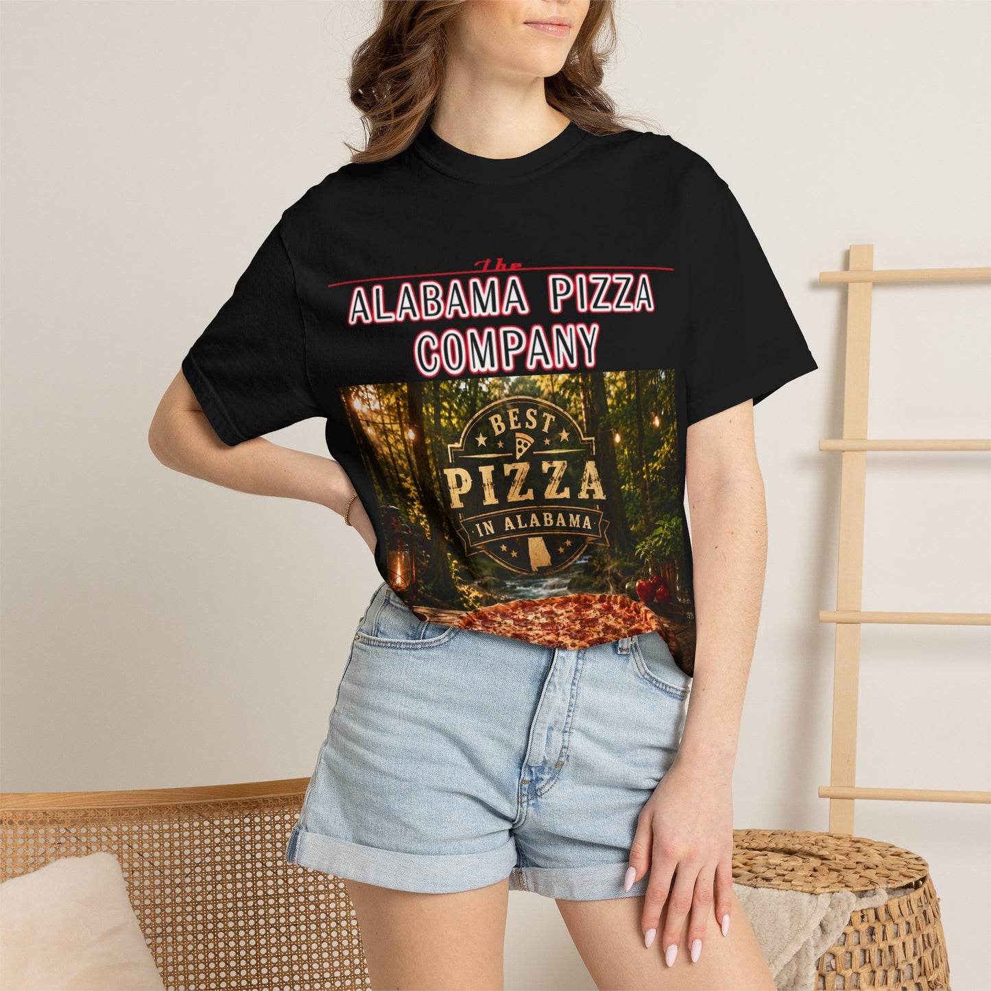 Alabama Pizza Company T‑Shirt – Best Pizza in Alabama Graphic Tee