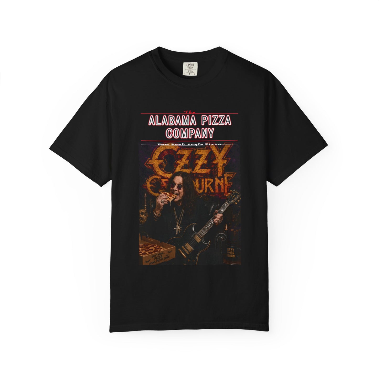 Ozzy Osbourne Pizza Company Graphic T-Shirt