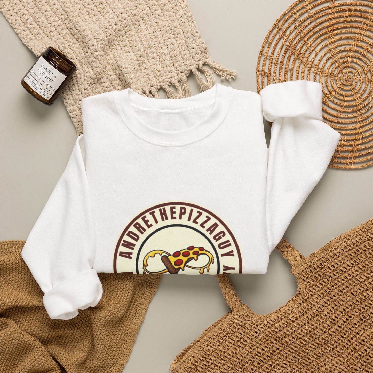 Pizza Logo Crewneck Sweatshirt – AndreyThePizzaGuy Alabama Pizza Company