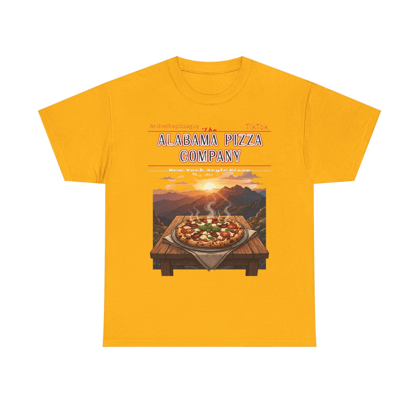 Alabama Pizza Company Tee – Scenic Mountain Pizza Graphic Shirt