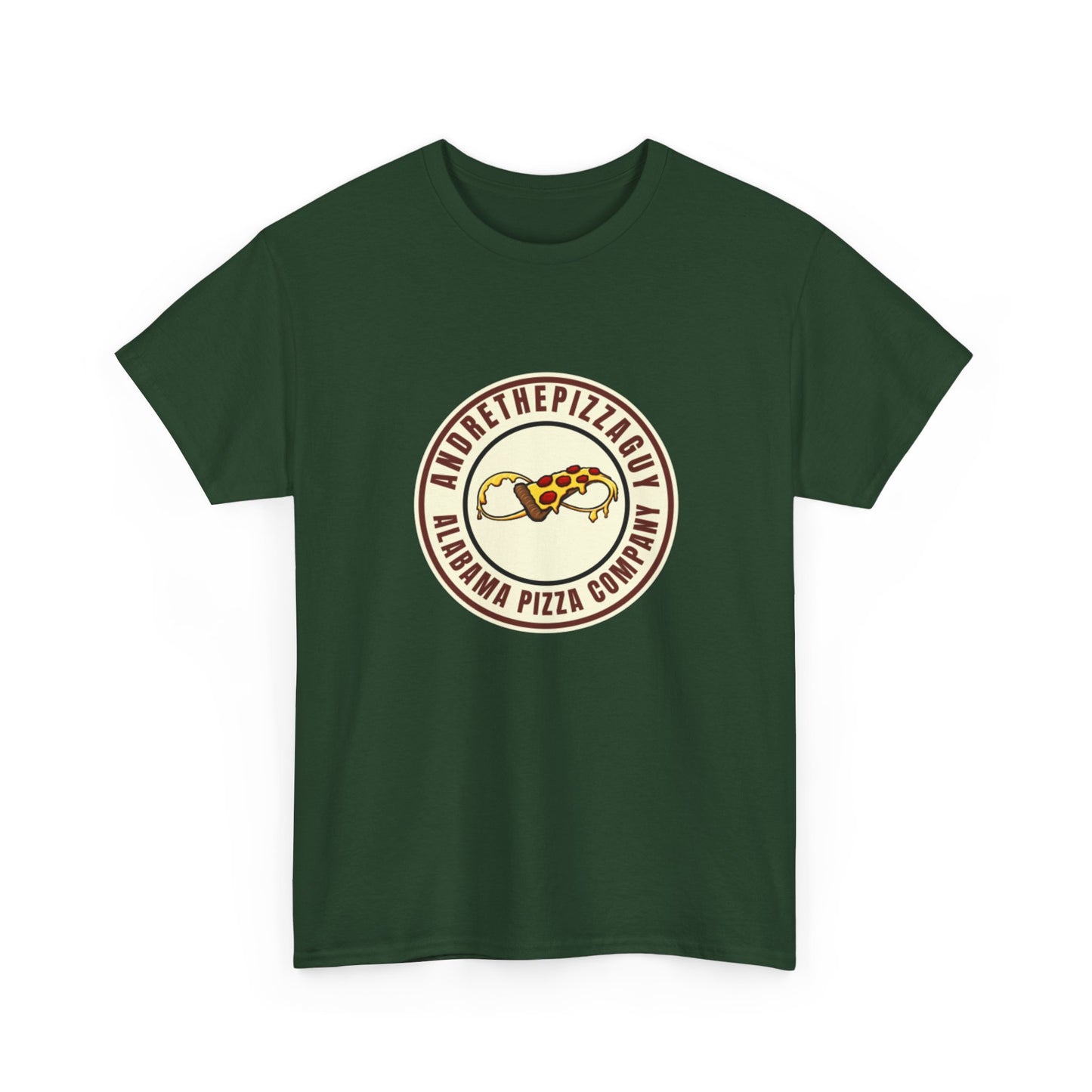 Pizza Company Logo Tee — Vintage Pepperoni Slice Graphic T-Shirt