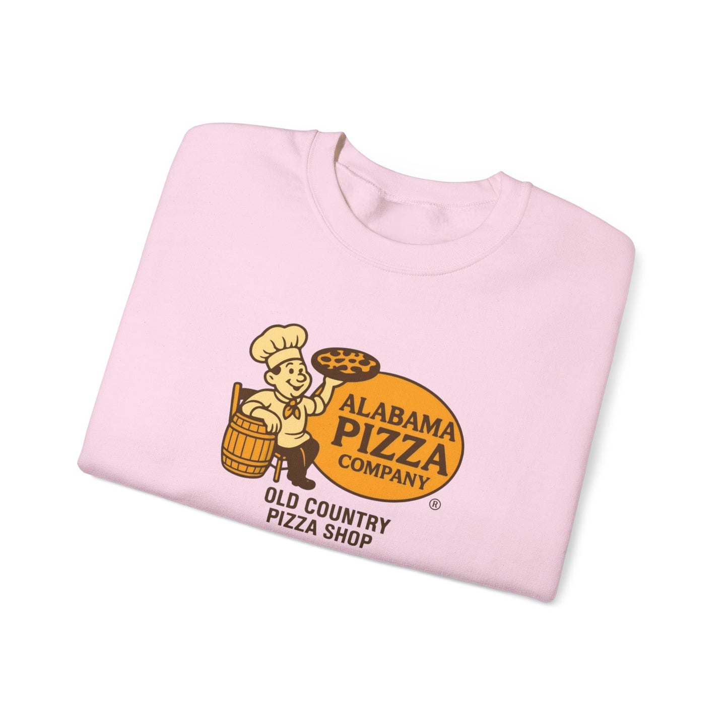 Alabama Pizza Company Crewneck Sweatshirt – Old Country Pizza Shop Vintage Logo