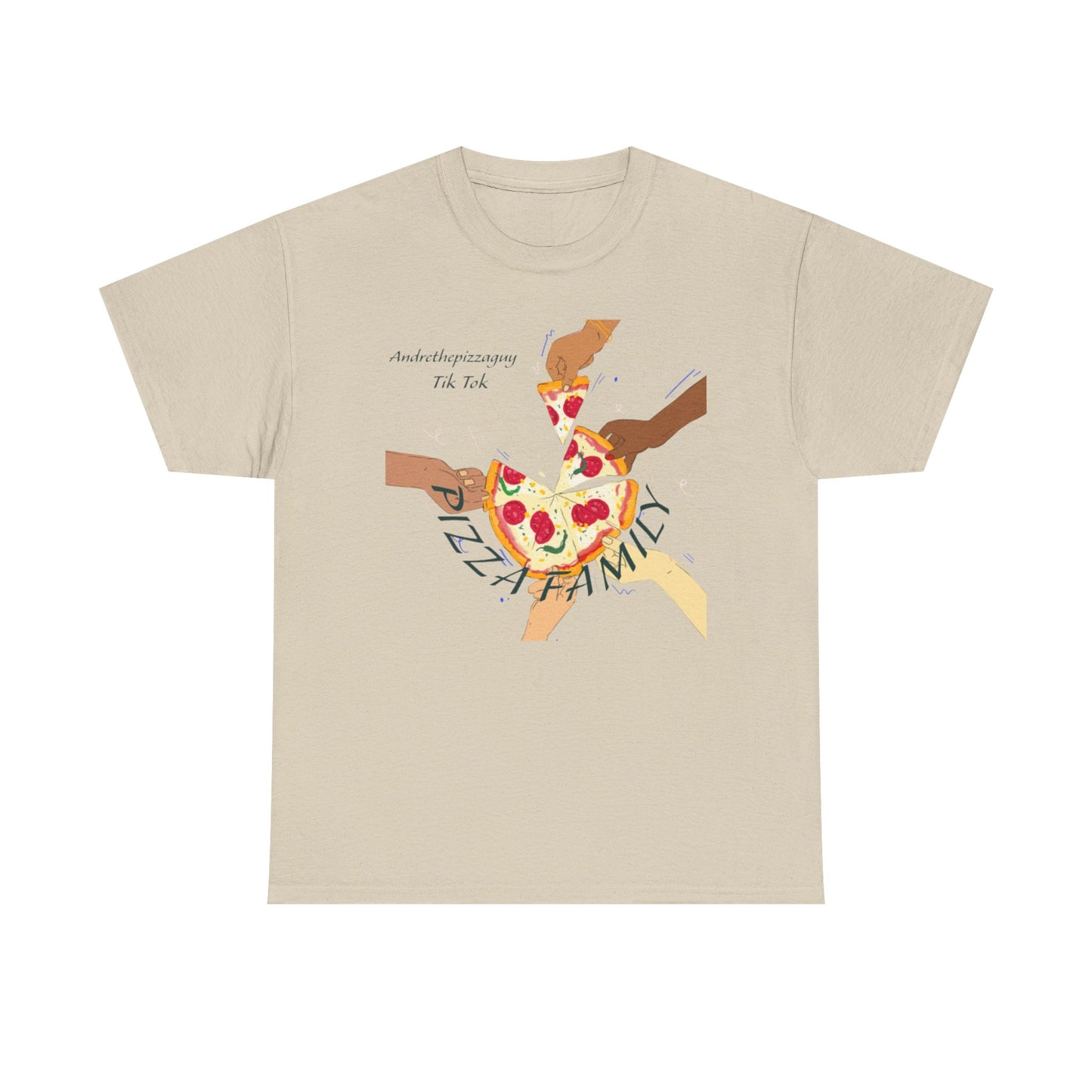 Pizza Family T-Shirt — Together Share Slice Graphic Tee