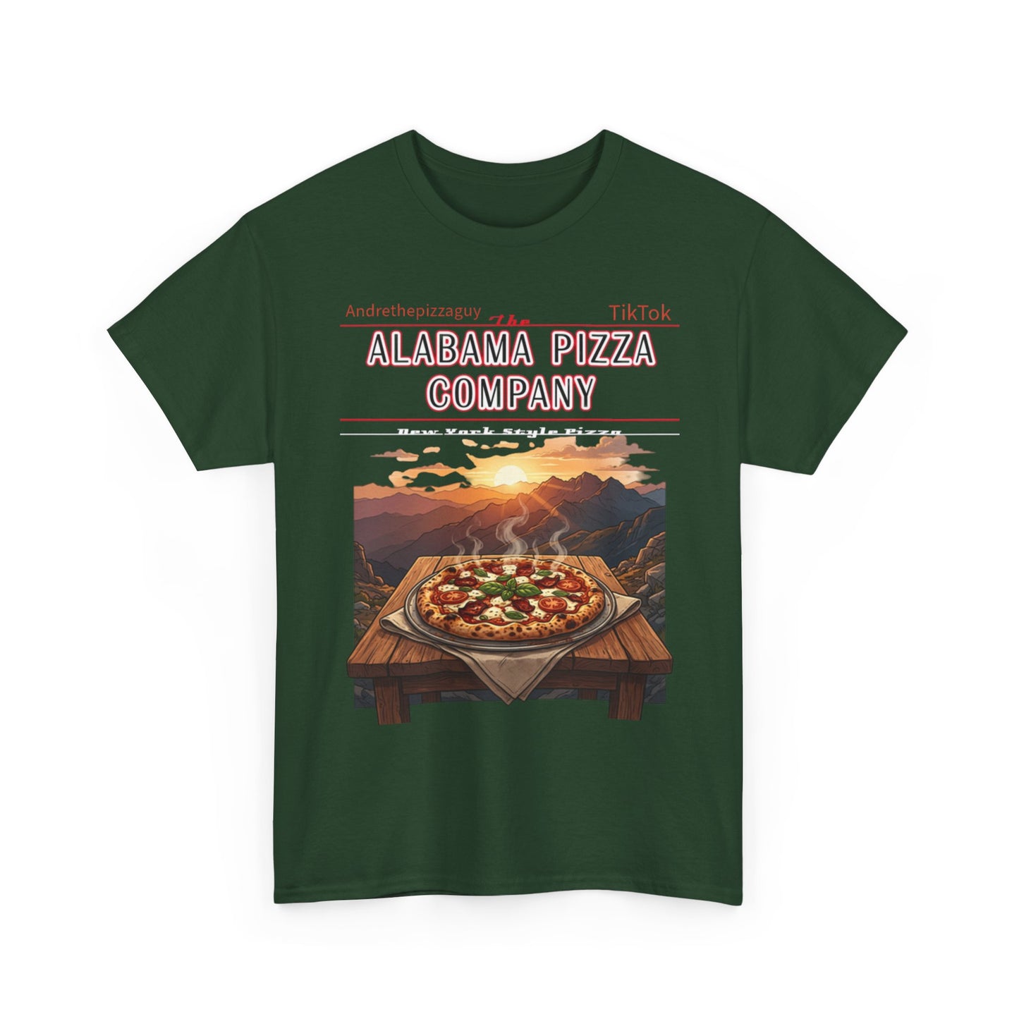 Alabama Pizza Company Tee – Scenic Mountain Pizza Graphic Shirt