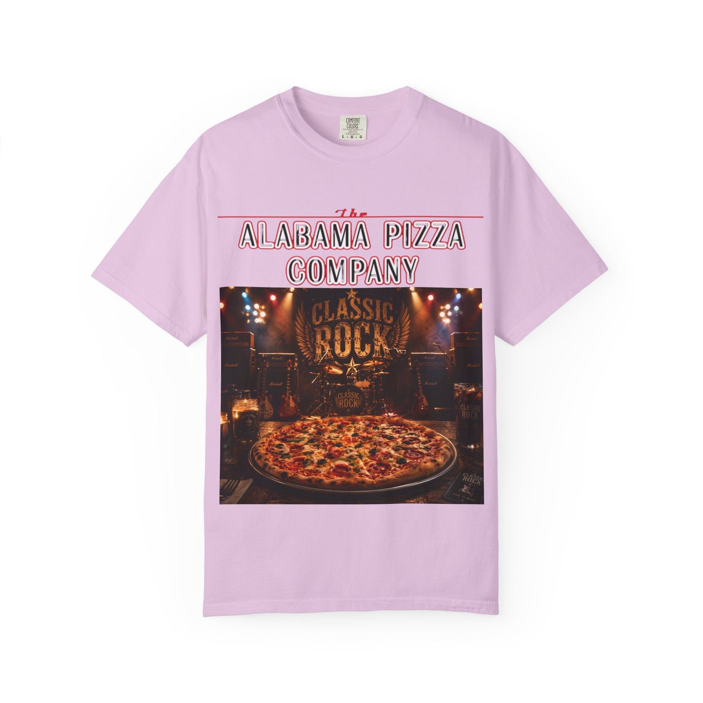 Pizza & Classic Rock T-Shirt — The Alabama Pizza Company Graphic Tee