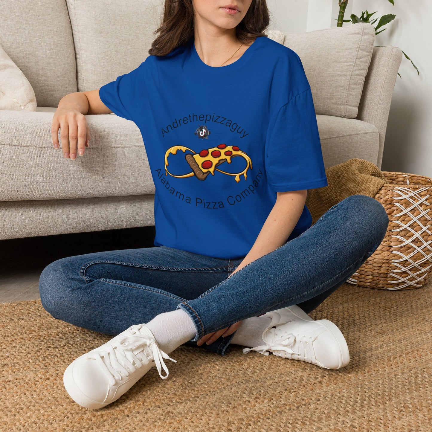 Pizza Logo T-Shirt — "Andrethepizzaguy" Alabama Pizza Company Tee