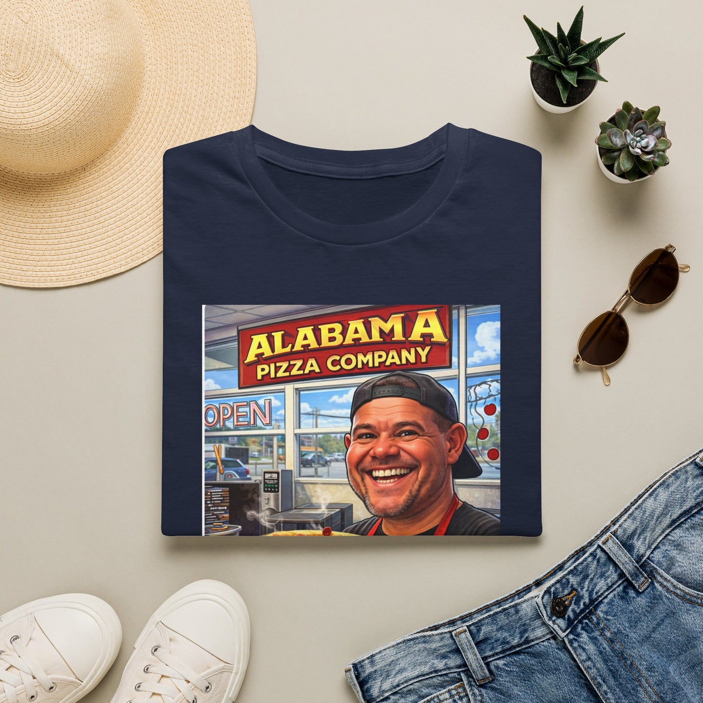 Alabama Pizza Company T-Shirt — Retro Pizzeria Graphic Tee