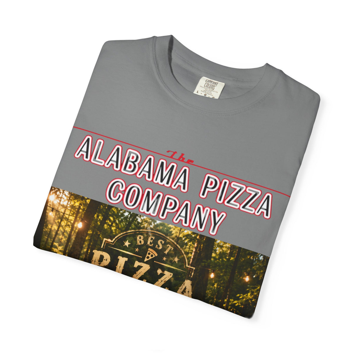 Alabama Pizza Company T-Shirt — Rustic Wood-Fired Pizza Graphic Tee