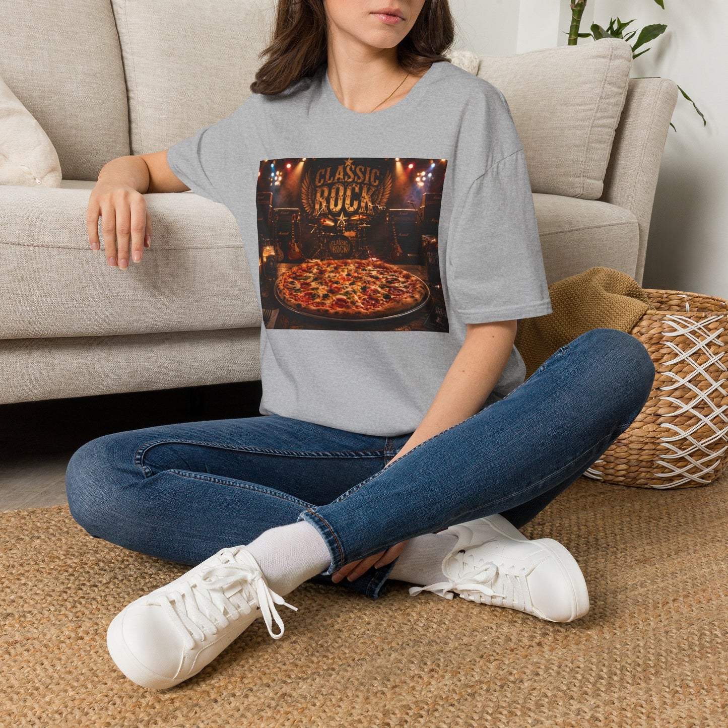 Classic Rock Pizza T-Shirt
