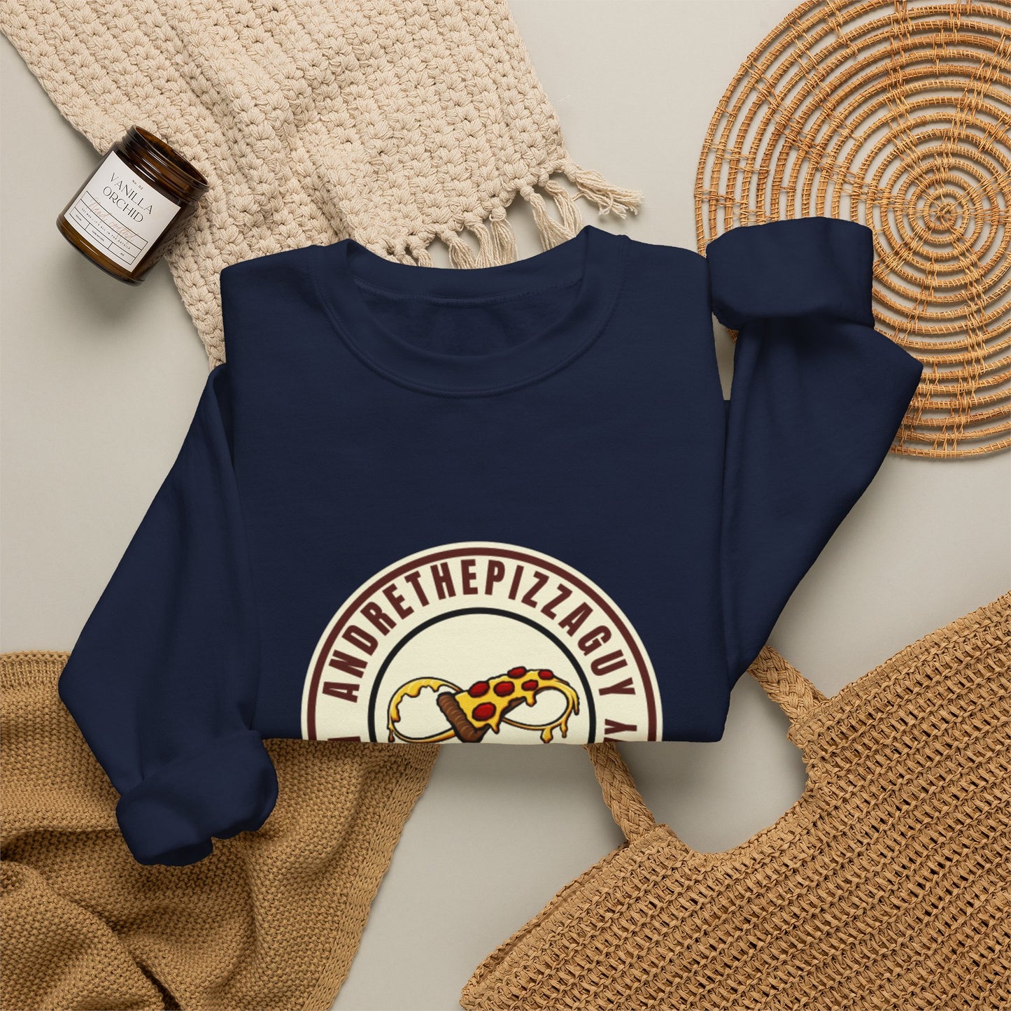 Pizza Logo Crewneck Sweatshirt – AndreyThePizzaGuy Alabama Pizza Company