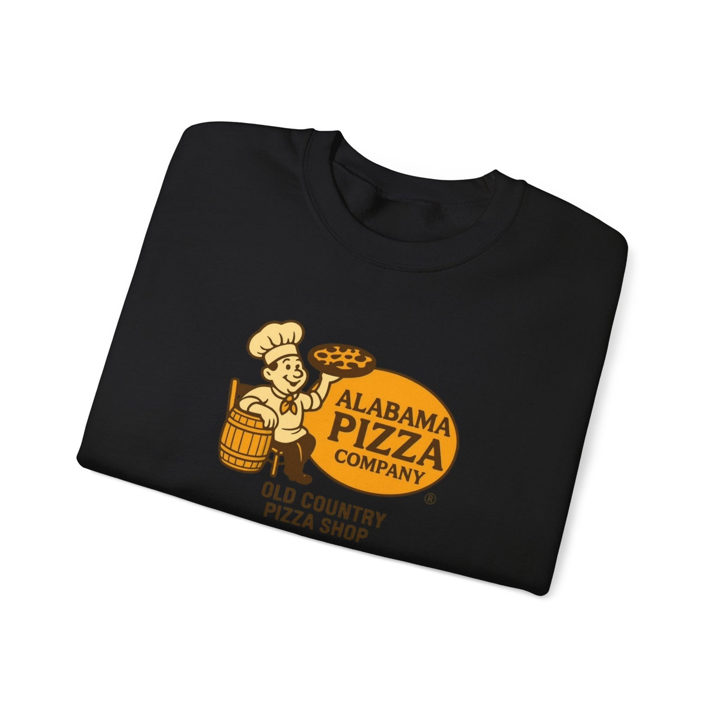 Alabama Pizza Company Crewneck Sweatshirt – Old Country Pizza Shop Vintage Logo
