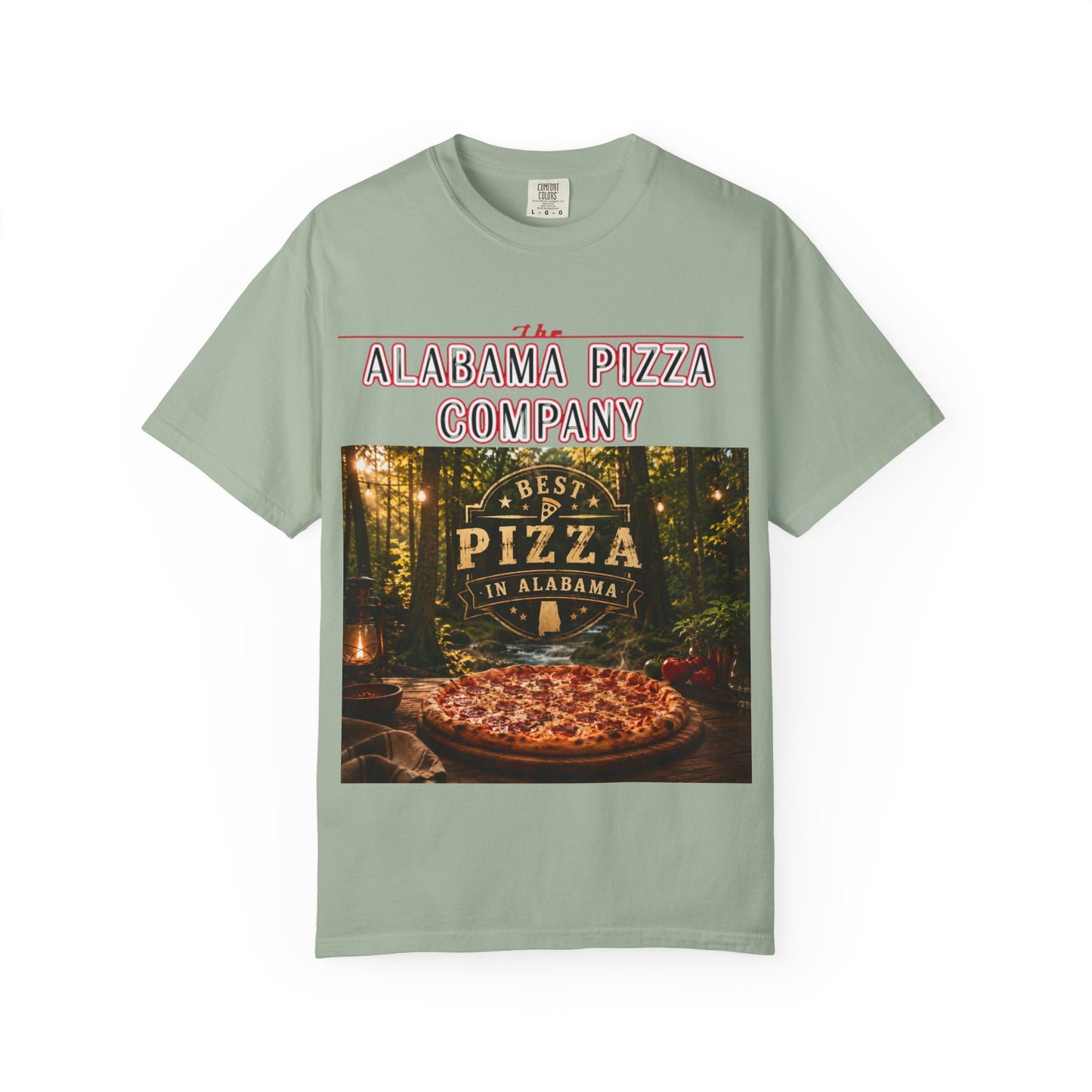 Alabama Pizza Company T‑Shirt – Best Pizza in Alabama Graphic Tee