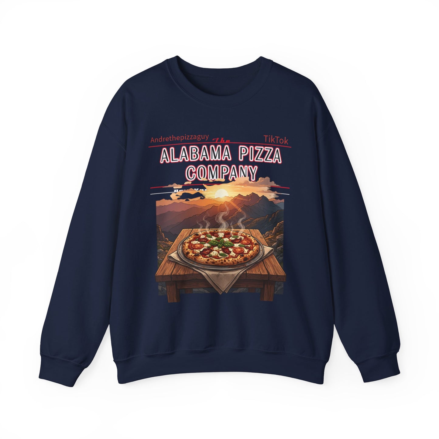Alabama Pizza Company Sweatshirt – Vintage Mountain Pizza Crewneck