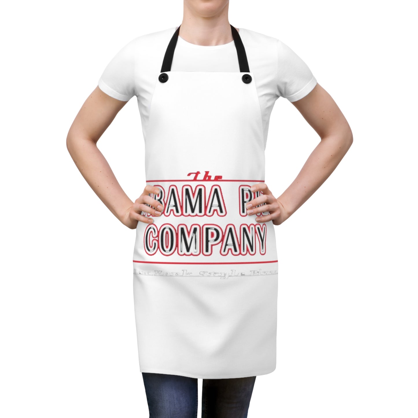 Apron — Alabama Pizza Company Retro Logo Kitchen Apron