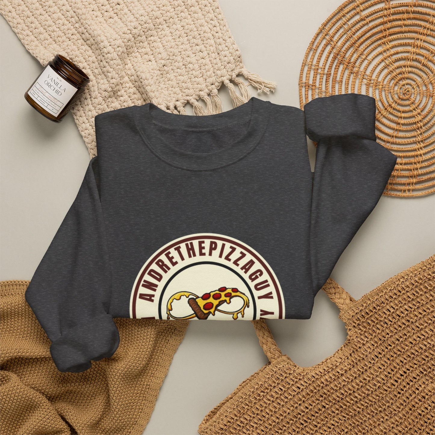 Pizza Logo Crewneck Sweatshirt – AndreyThePizzaGuy Alabama Pizza Company
