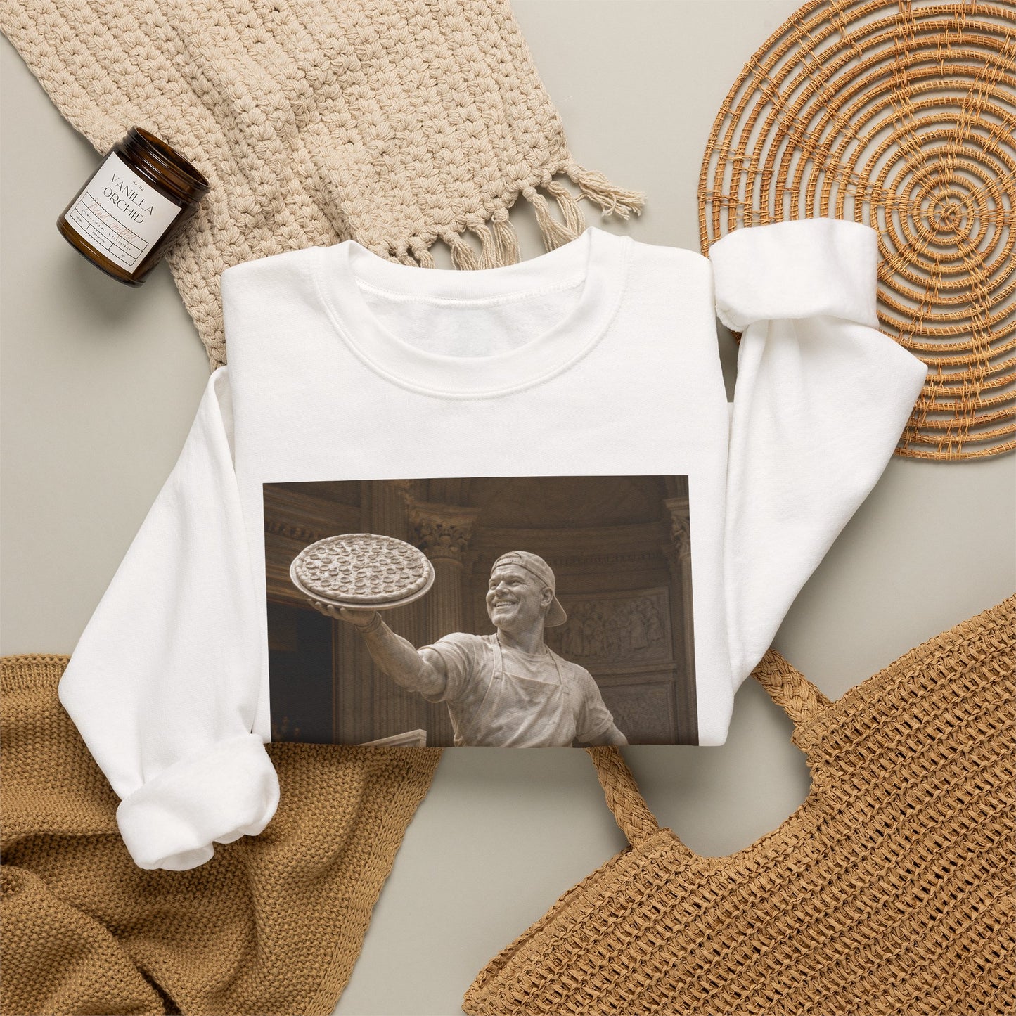 Statue of Liberty Disc Throw Sweatshirt