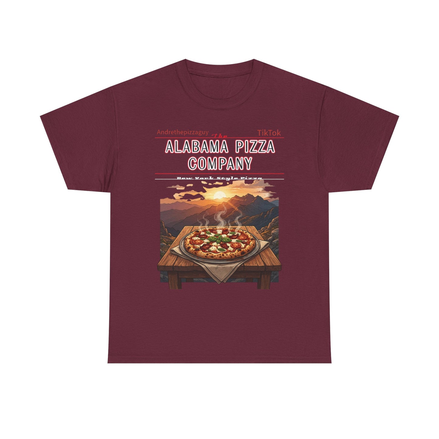 Alabama Pizza Company Tee – Scenic Mountain Pizza Graphic Shirt