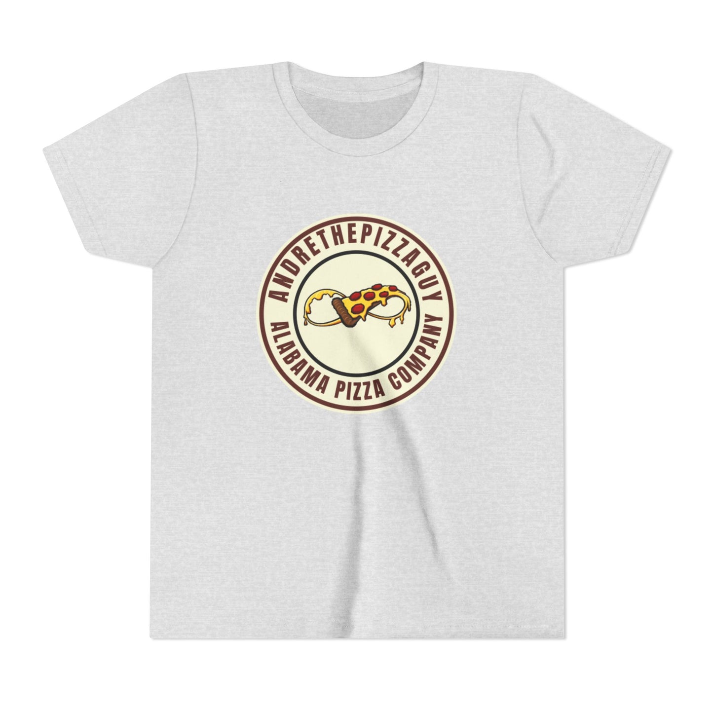 Youth T-Shirt — "AndreThePizzaGuy" Alabama Pizza Company Logo Tee