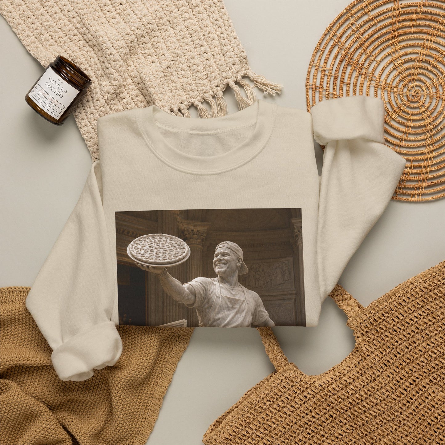 Statue of Liberty Disc Throw Sweatshirt