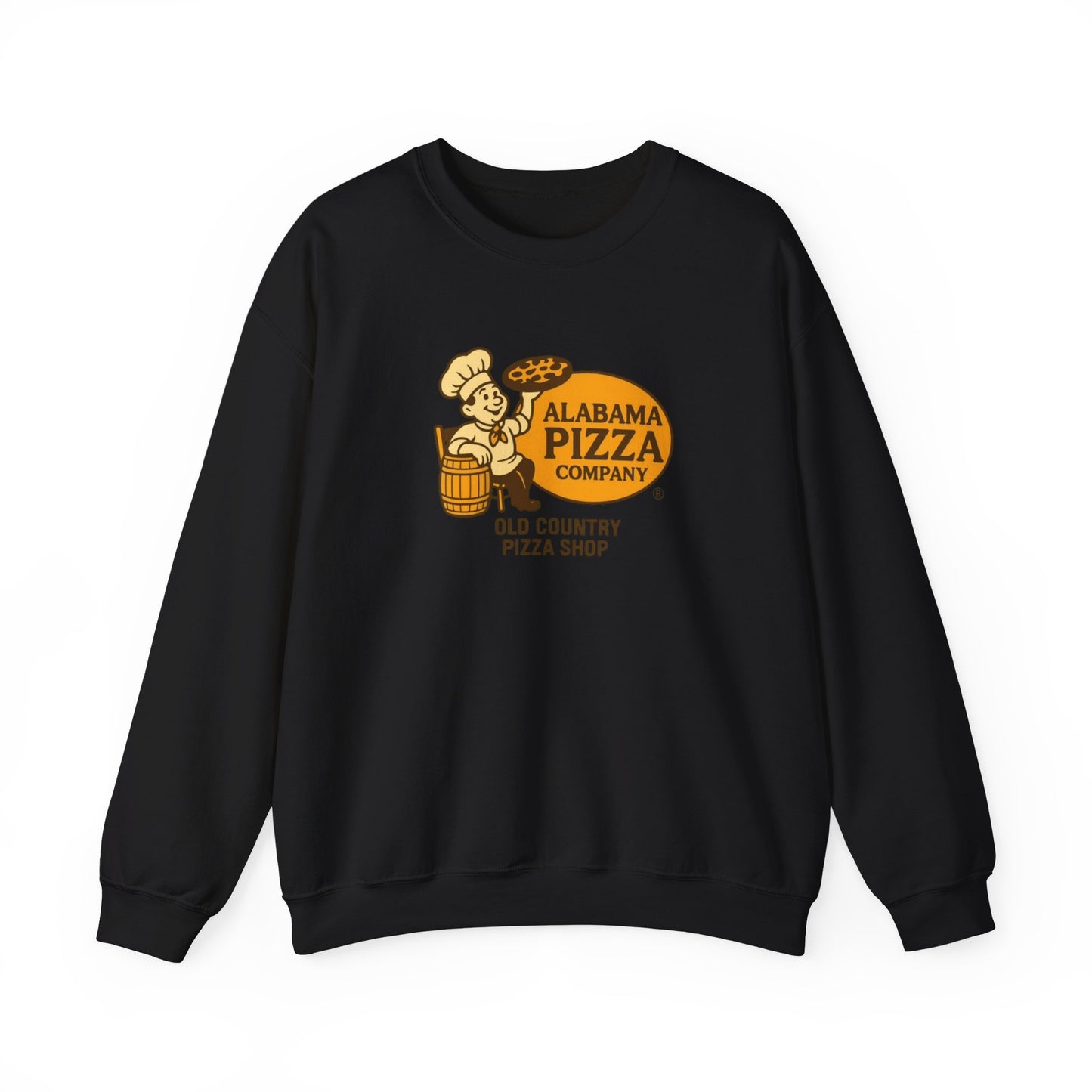 Alabama Pizza Company Crewneck Sweatshirt – Old Country Pizza Shop Vintage Logo
