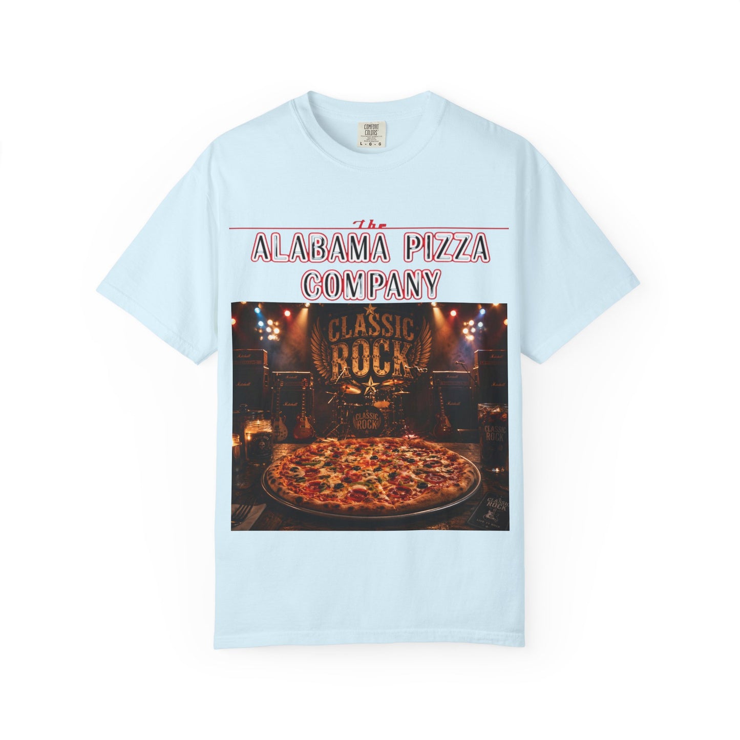 Pizza & Classic Rock T-Shirt — The Alabama Pizza Company Graphic Tee