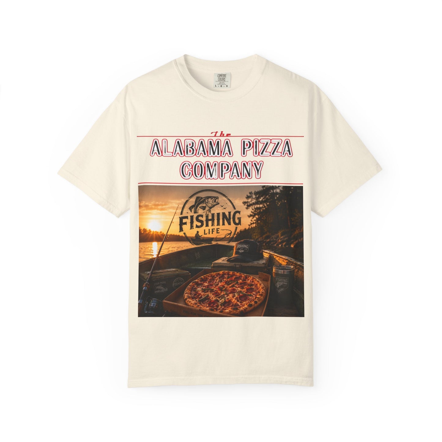 Alabama Pizza Co. Fishing Life T-Shirt
