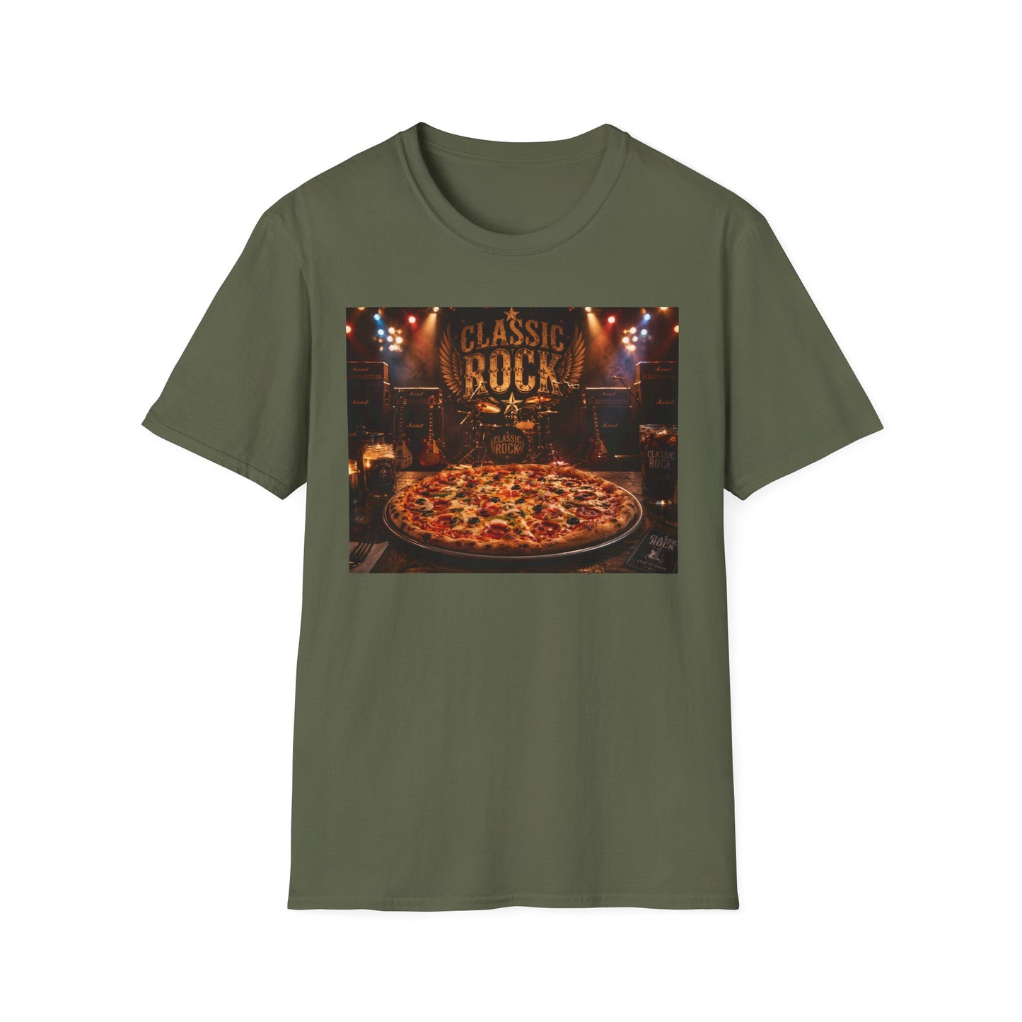 Classic Rock Pizza T-Shirt